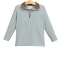 Evan Pullover - Dusty Sage Stripe / Light Brown