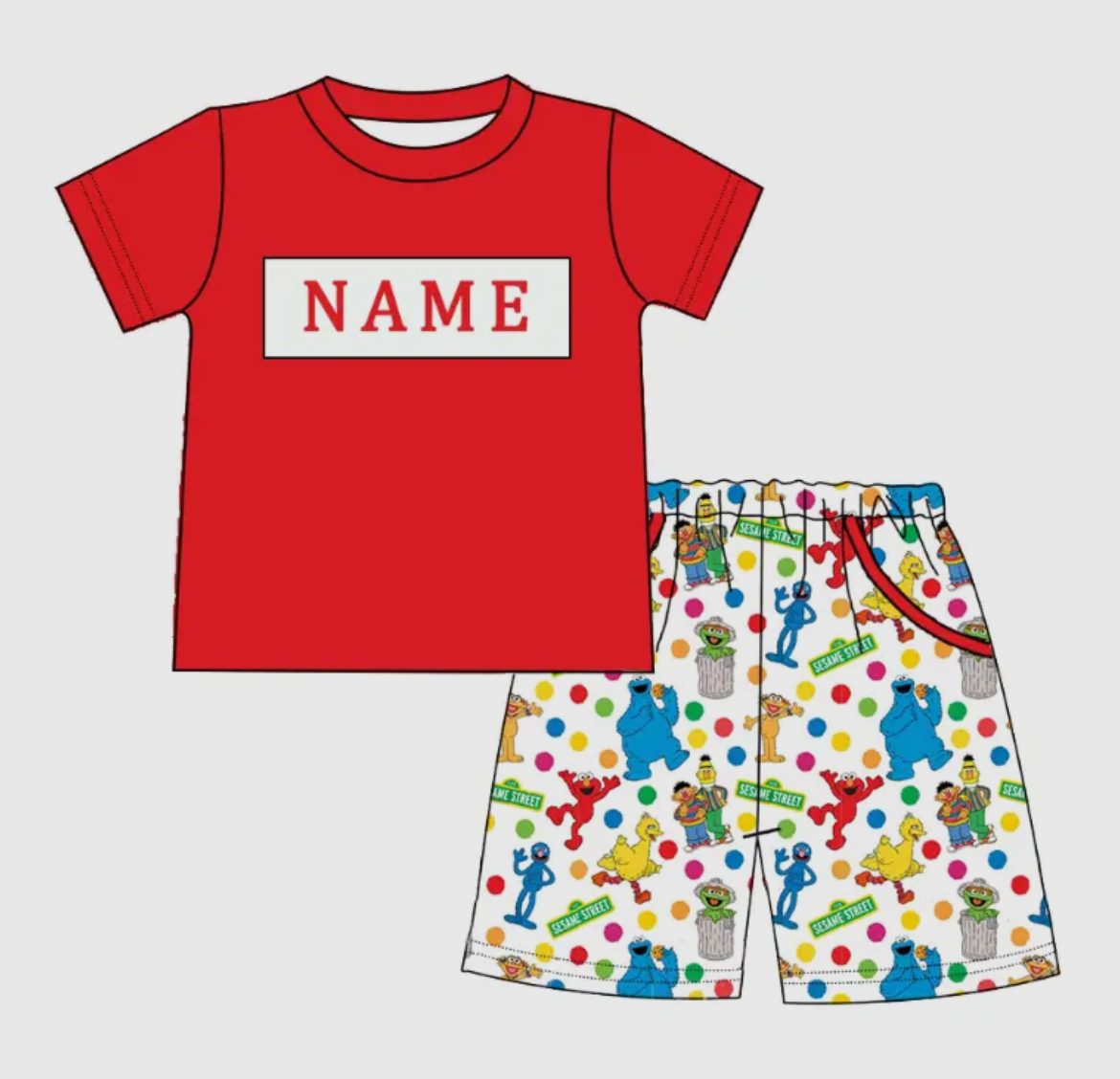 Fuzzy Friend Short Set