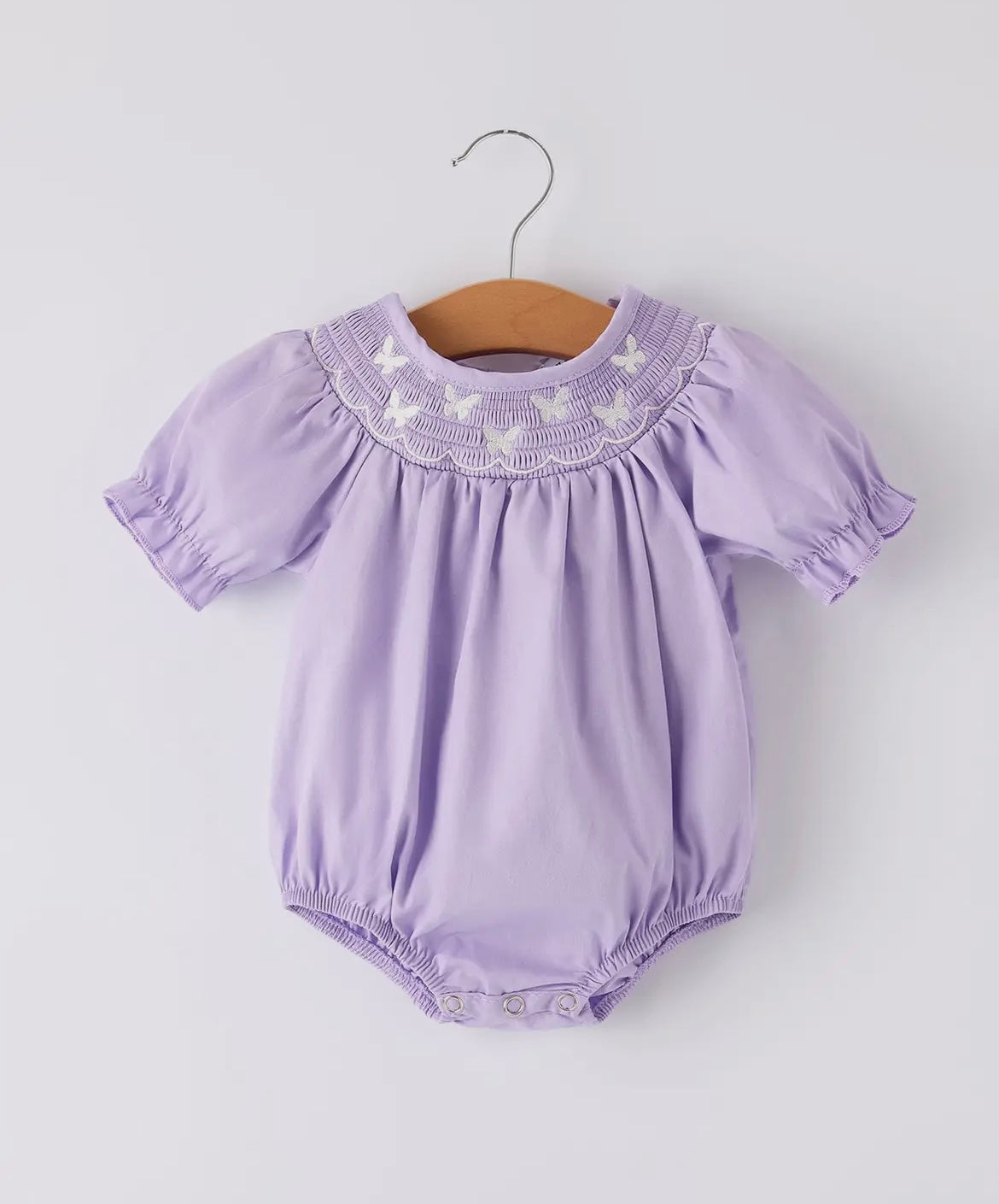 Butterfly Smocked Bubble