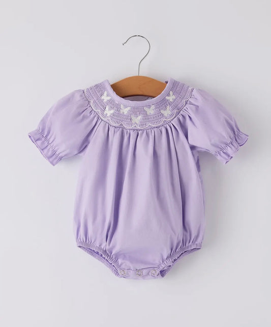 Butterfly Smocked Bubble