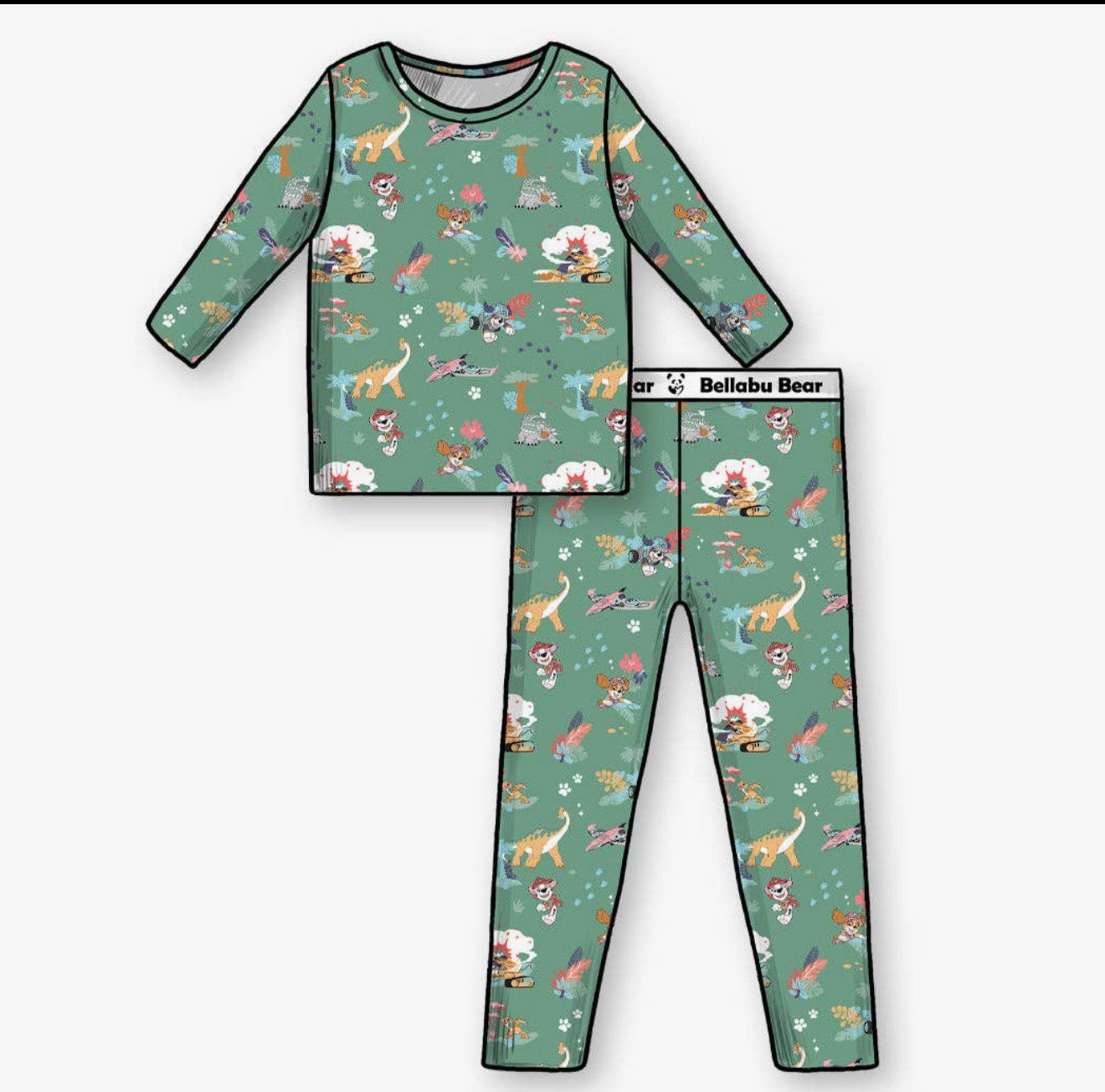 Dino Movie Bamboo Long Sleeve Set