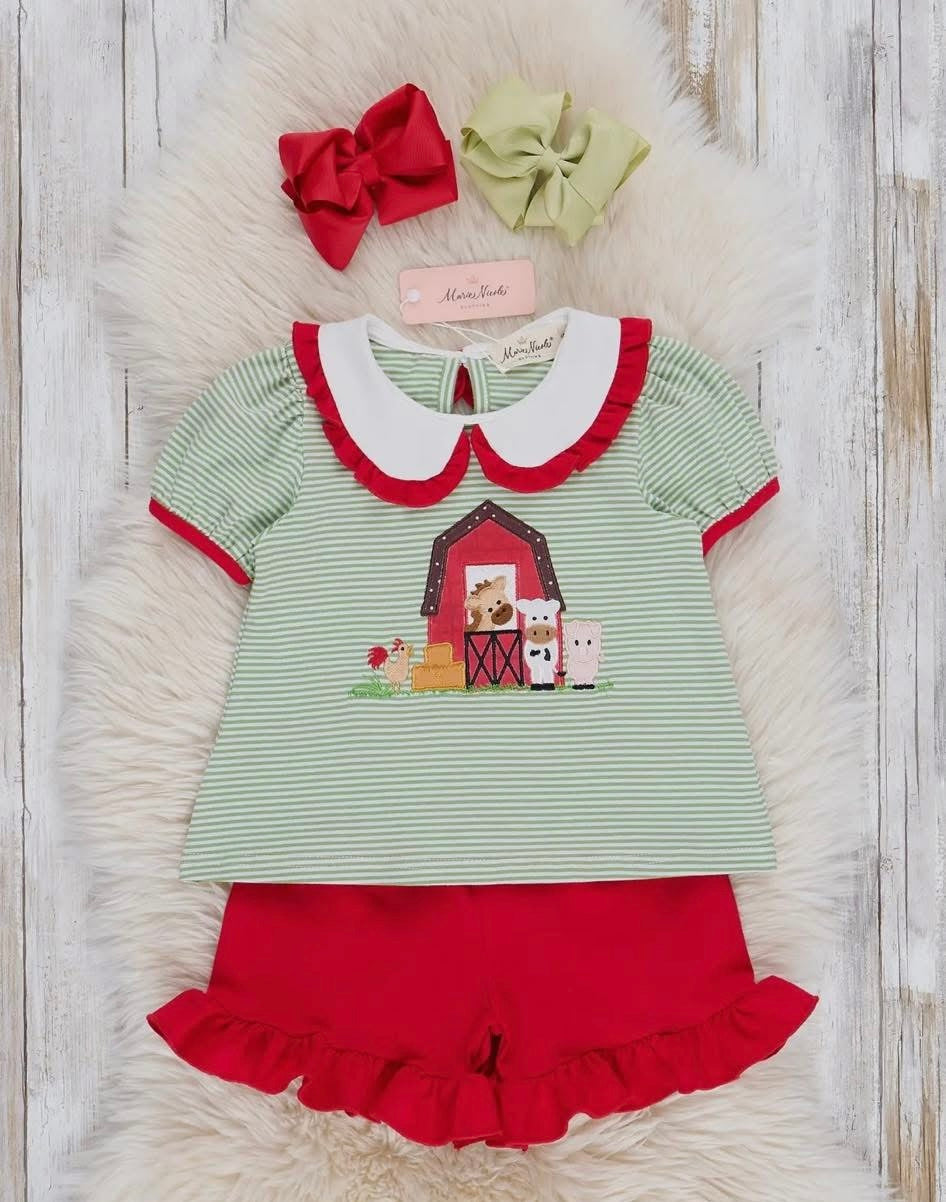 This little farm short set