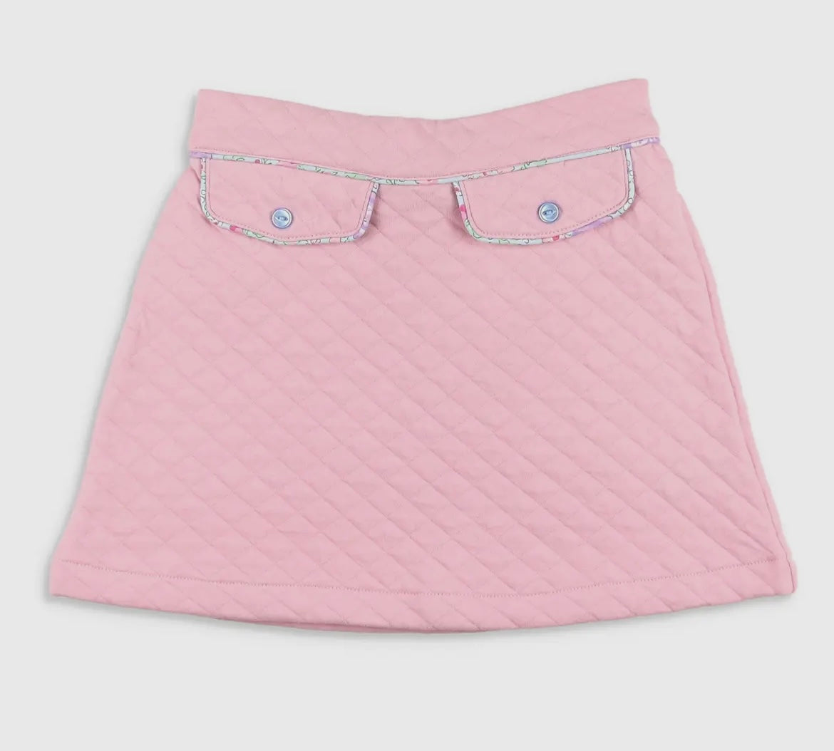 Shrimp & Grits Quilted Girls Skirt
