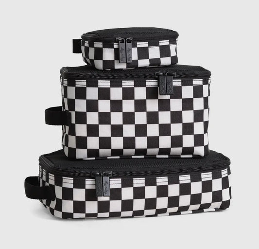 Black & White Checkered Organizers