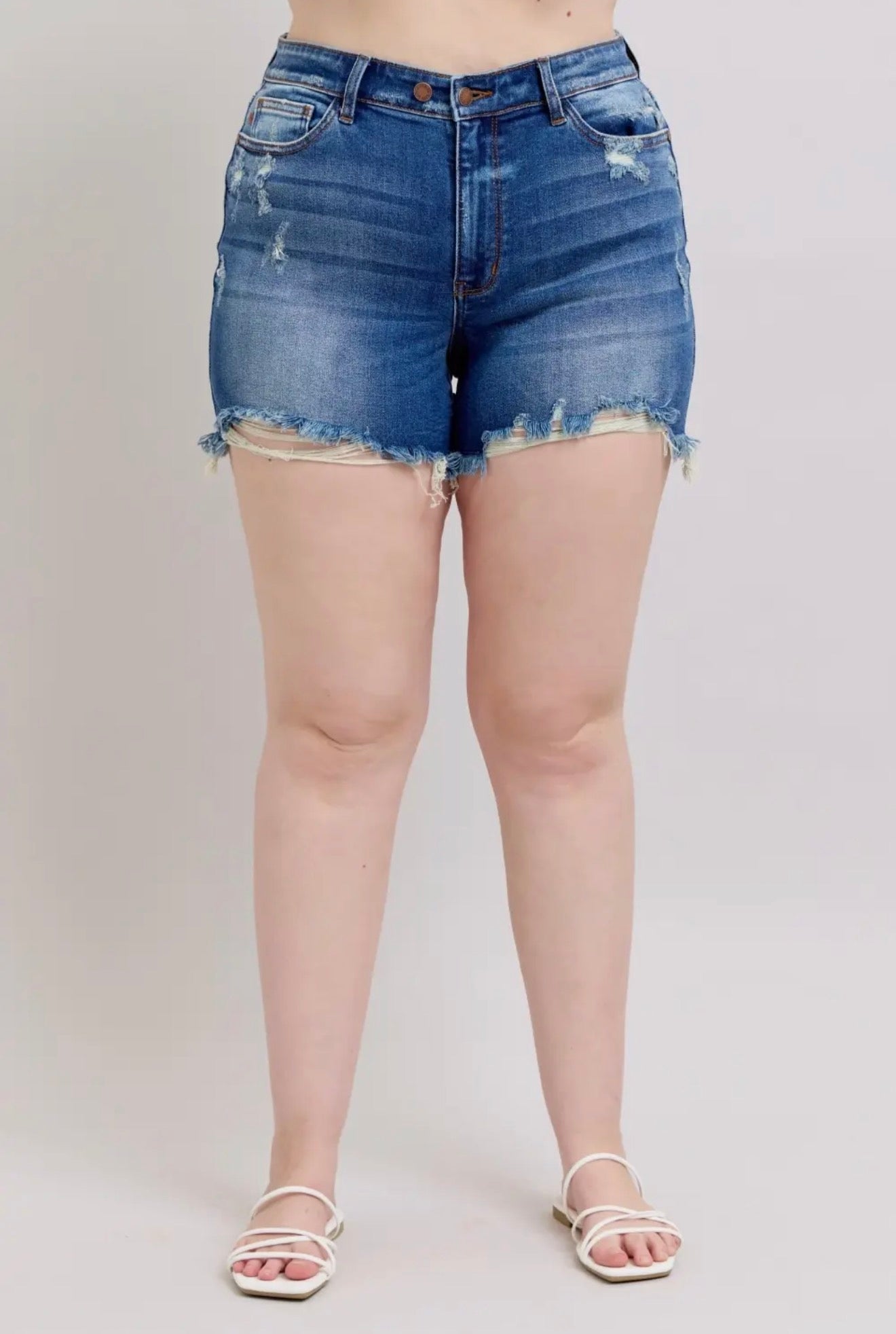 Judy Blue 2 Button Plus Shorts