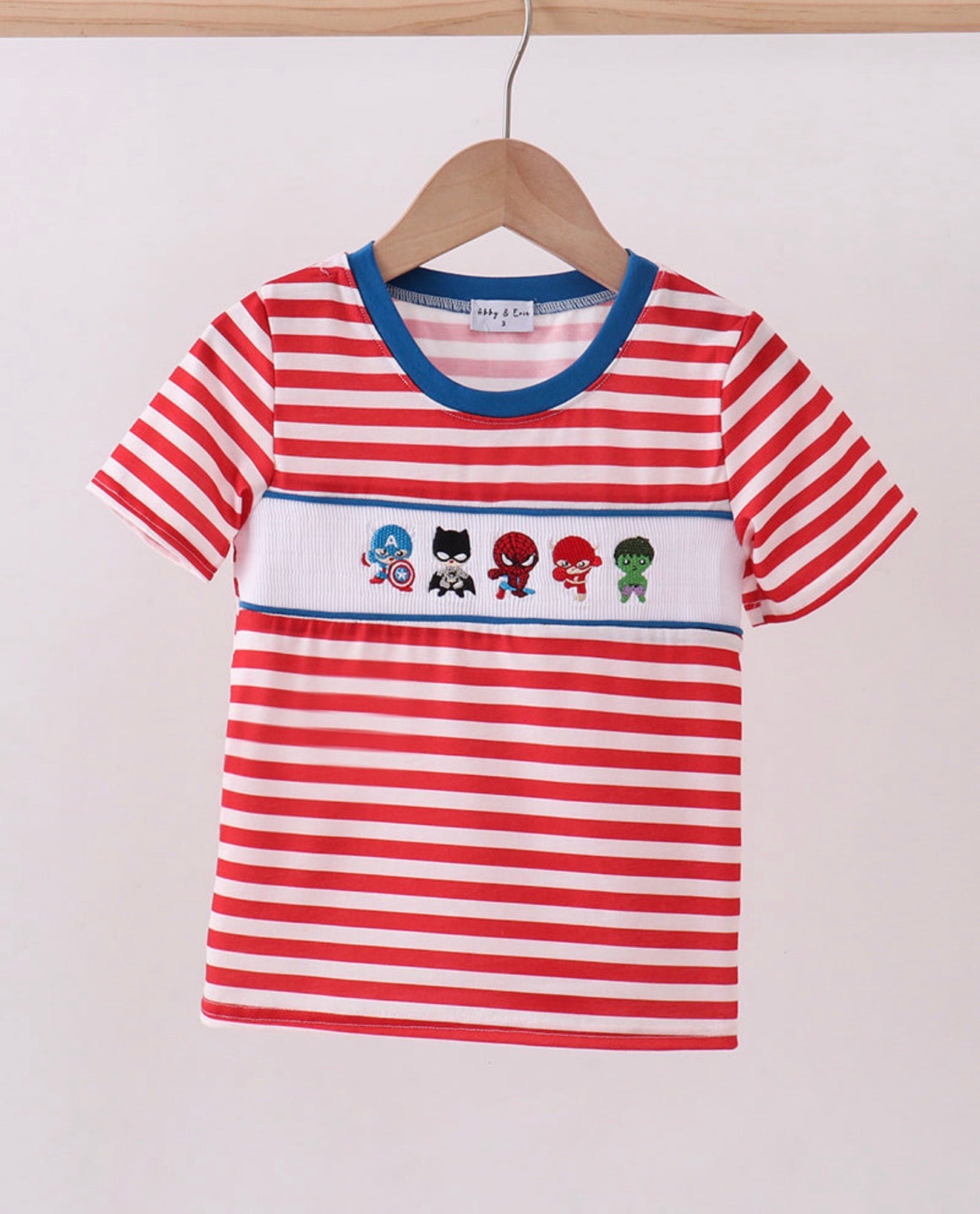 Smocked Super Hero T Shirt