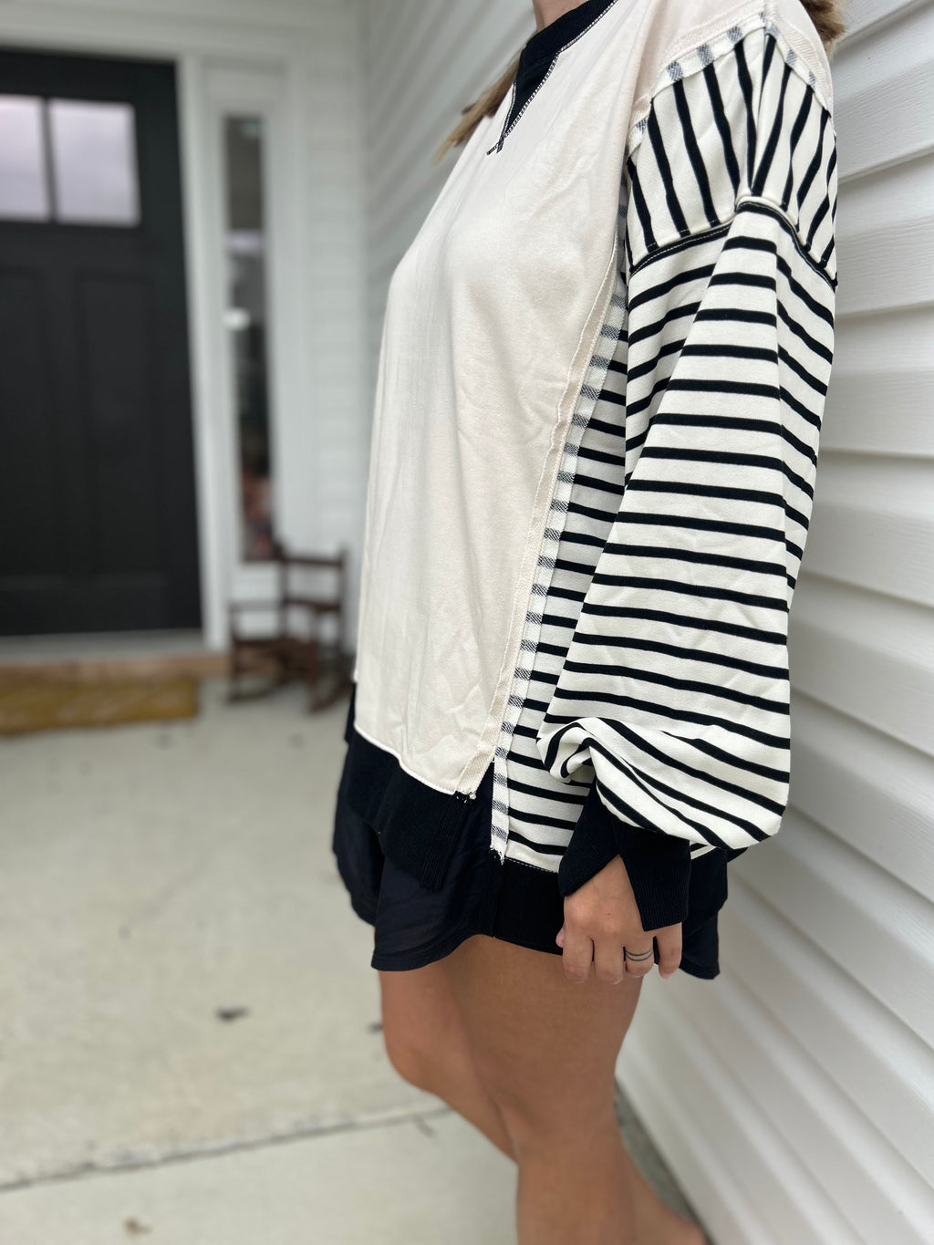 Women’s striped sweater