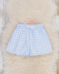 Blue gingham Swim Shorts