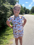Block Character Bamboo Pjs