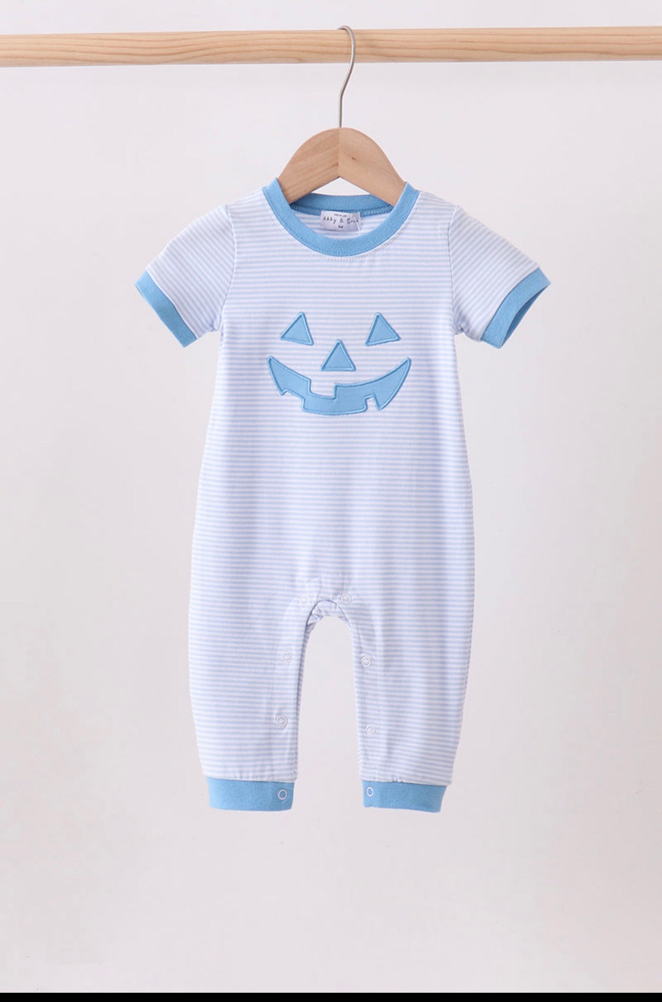 Blue Pumpkin Romper