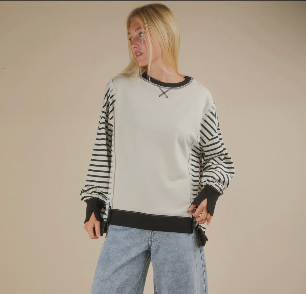 Women’s striped sweater