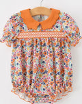 Fall Floral Smock Bubble