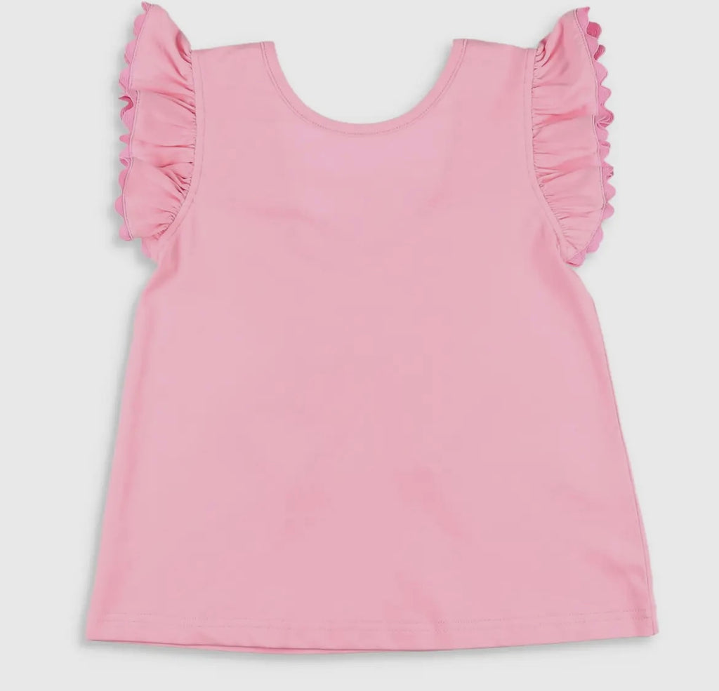 Pink Petal Bow Back Shirt