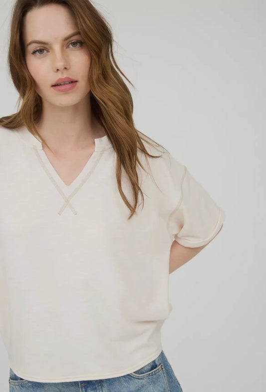 Cream Women’s Cropped Shirt