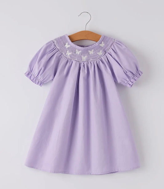 Butterfly Smocked Dress