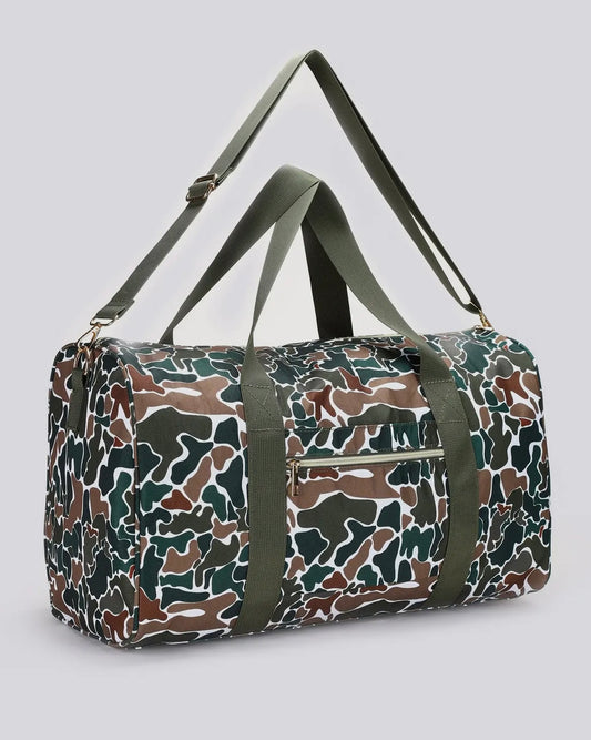 Camo duffle bag