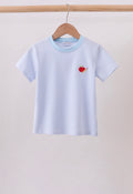 Blue Apple Pencil Pocket Top
