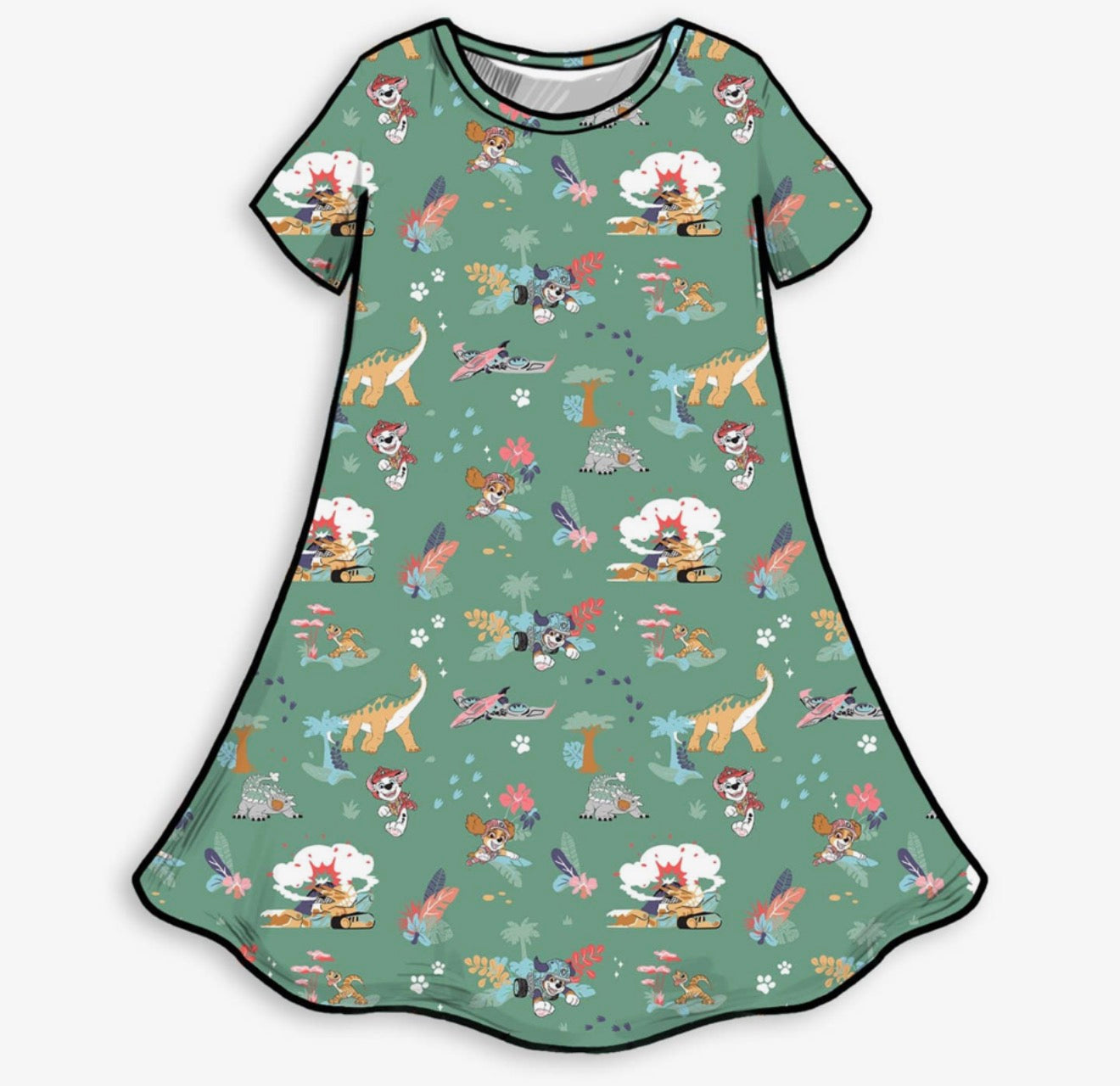 Dino Movie Bamboo Nightgown
