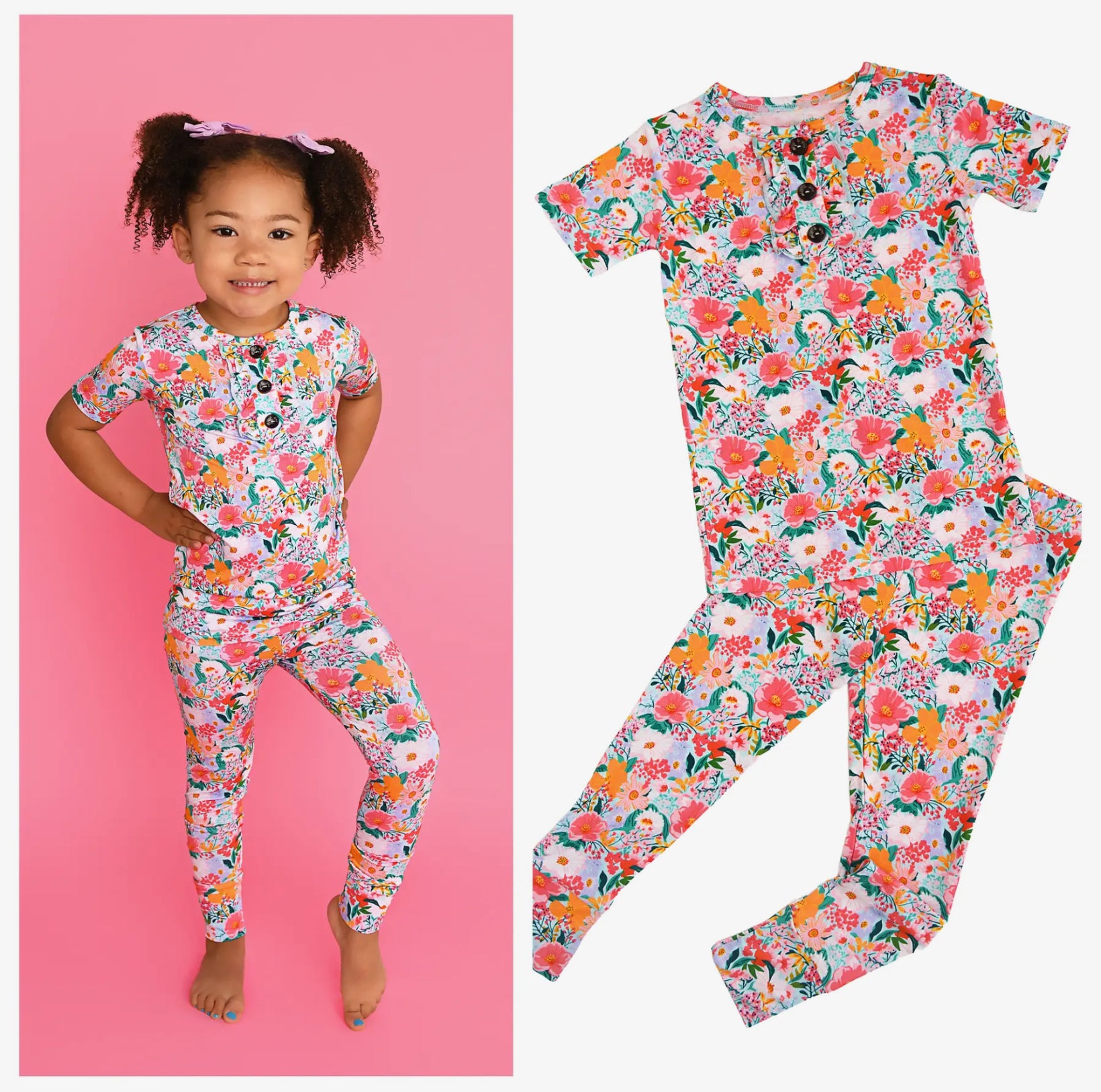 Cecelia Floral Bamboo 2 Piece