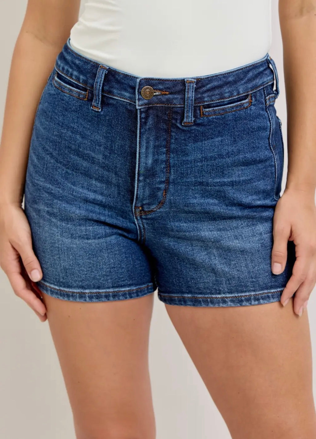 Judy Blue Dark Wash Shorts
