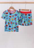 Blue Characters Bamboo Pjs