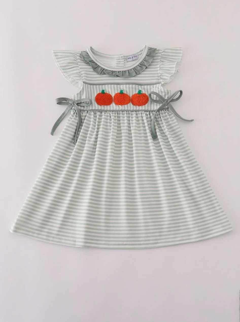 French Knot Pumpkin Dress