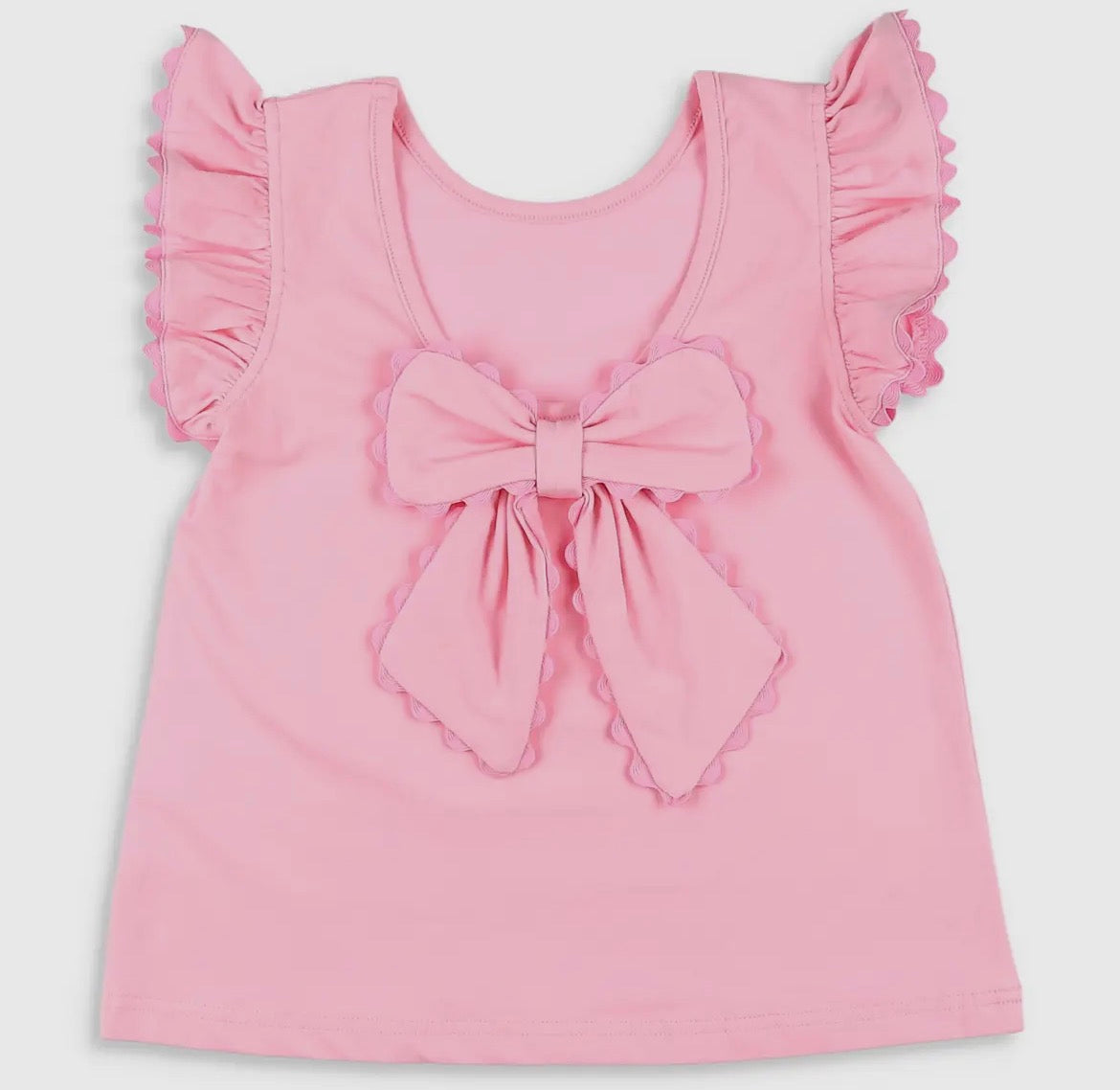 Pink Petal Bow Back Shirt
