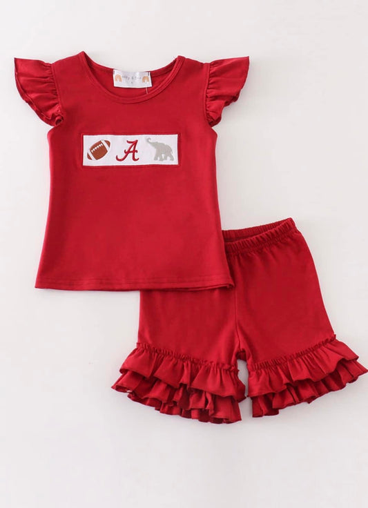 Roll Tide Shorts Set
