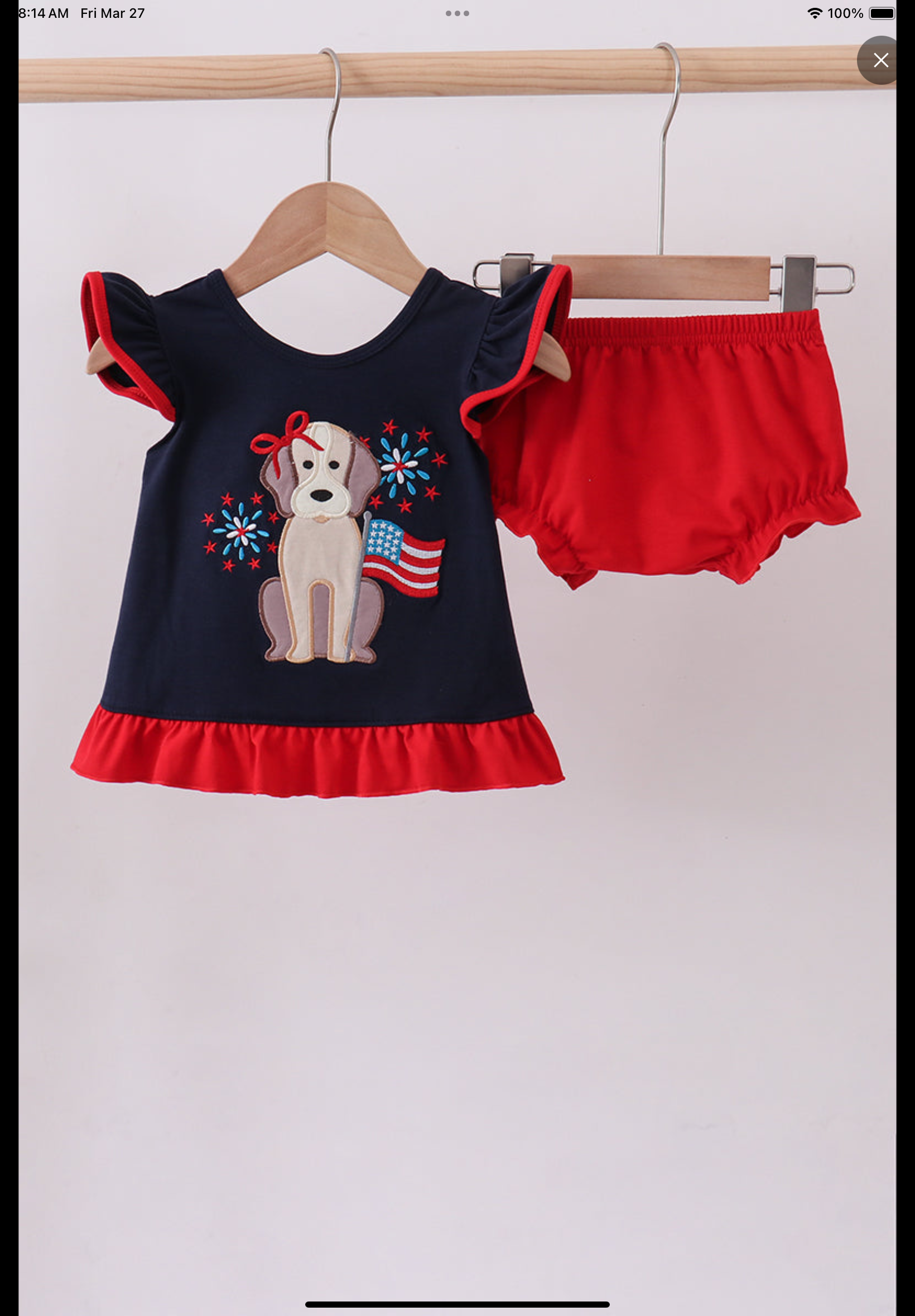 Patriotic Pup Bloomers