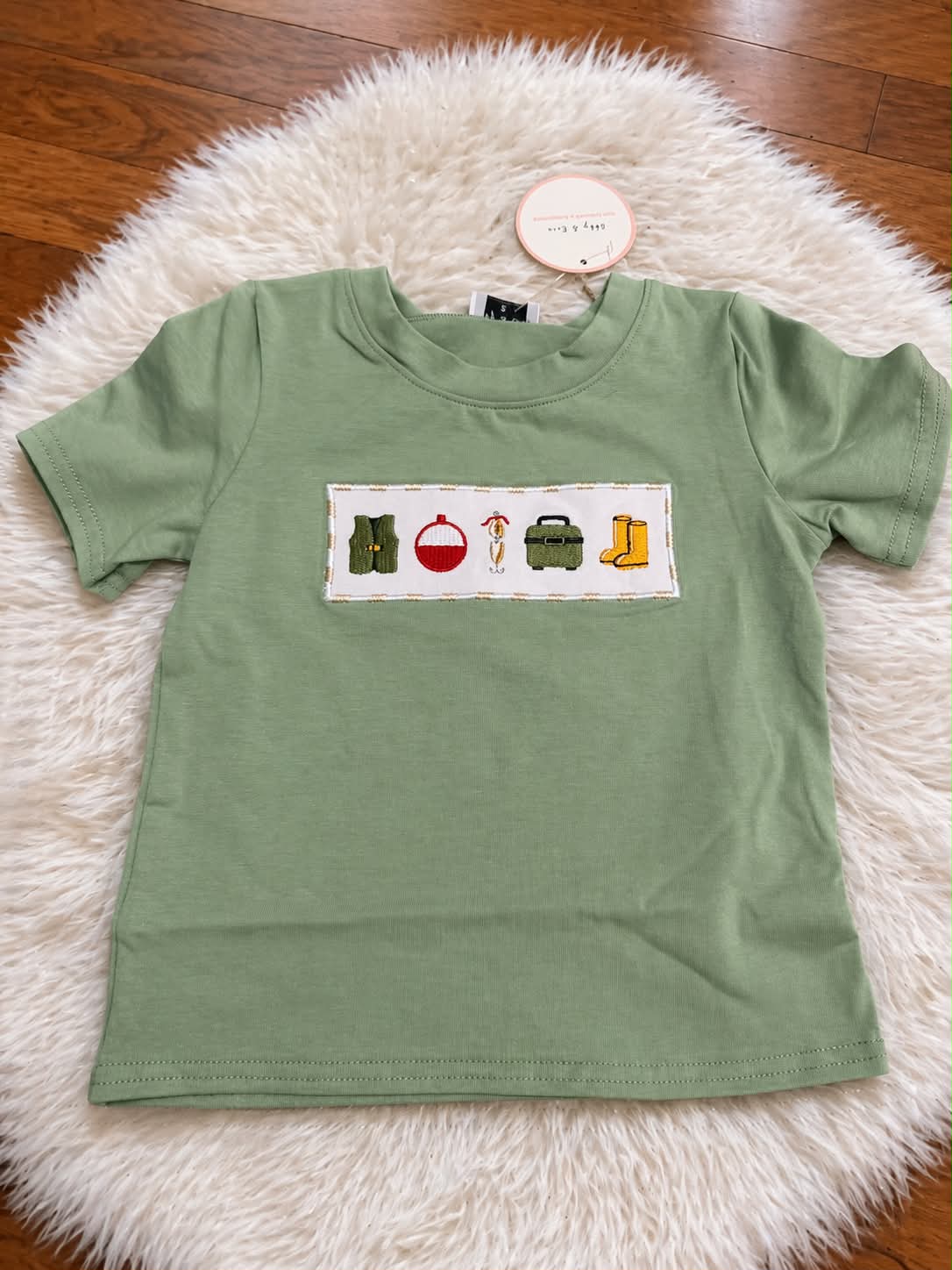 Embroidered Fishing Tee