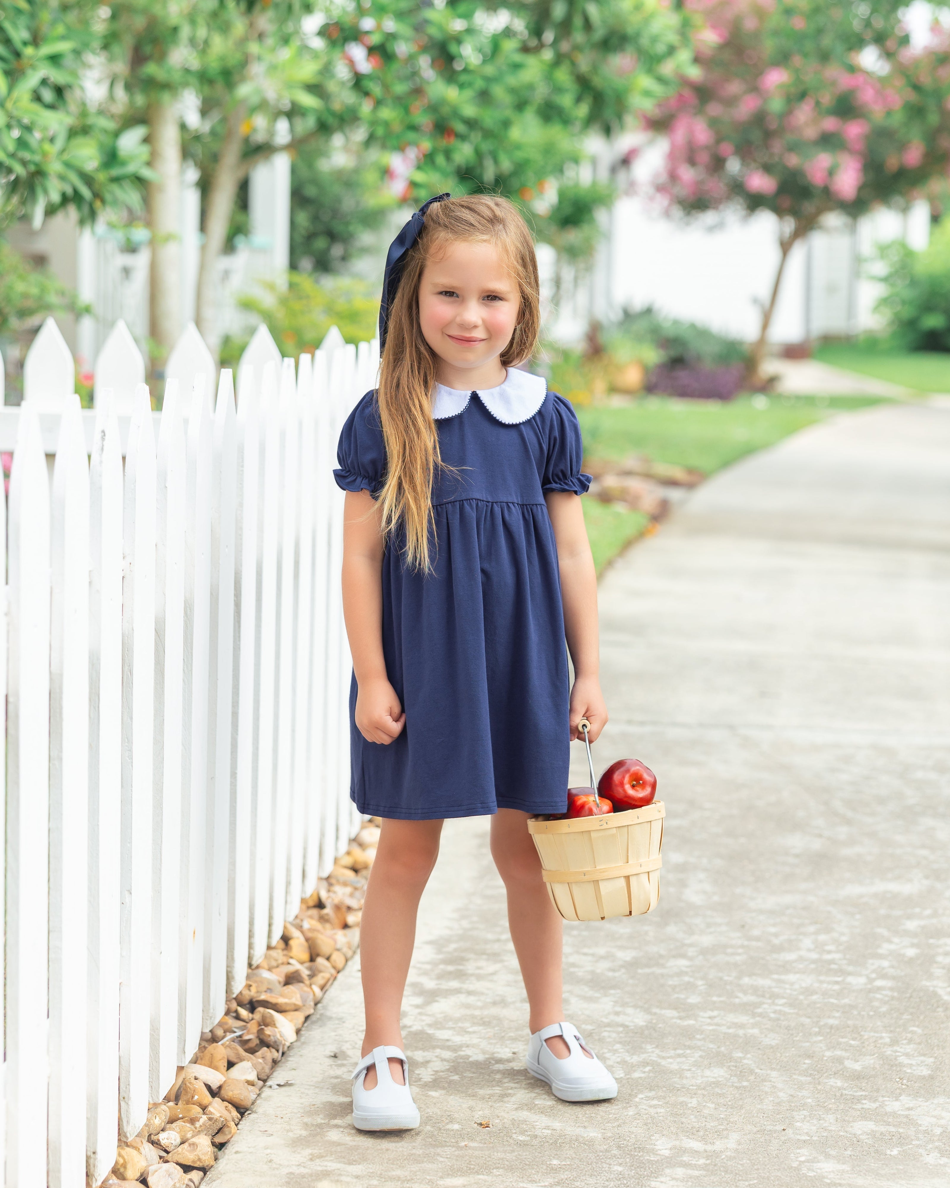 Charlotte Dress Navy