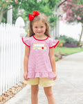 Bus Stop Ruffle Short Set