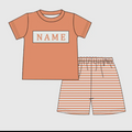 Orange Smock Short Set