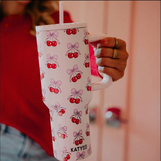 Cherry Bows Tumbler