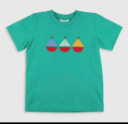 Sailboat Appliqué T shirt