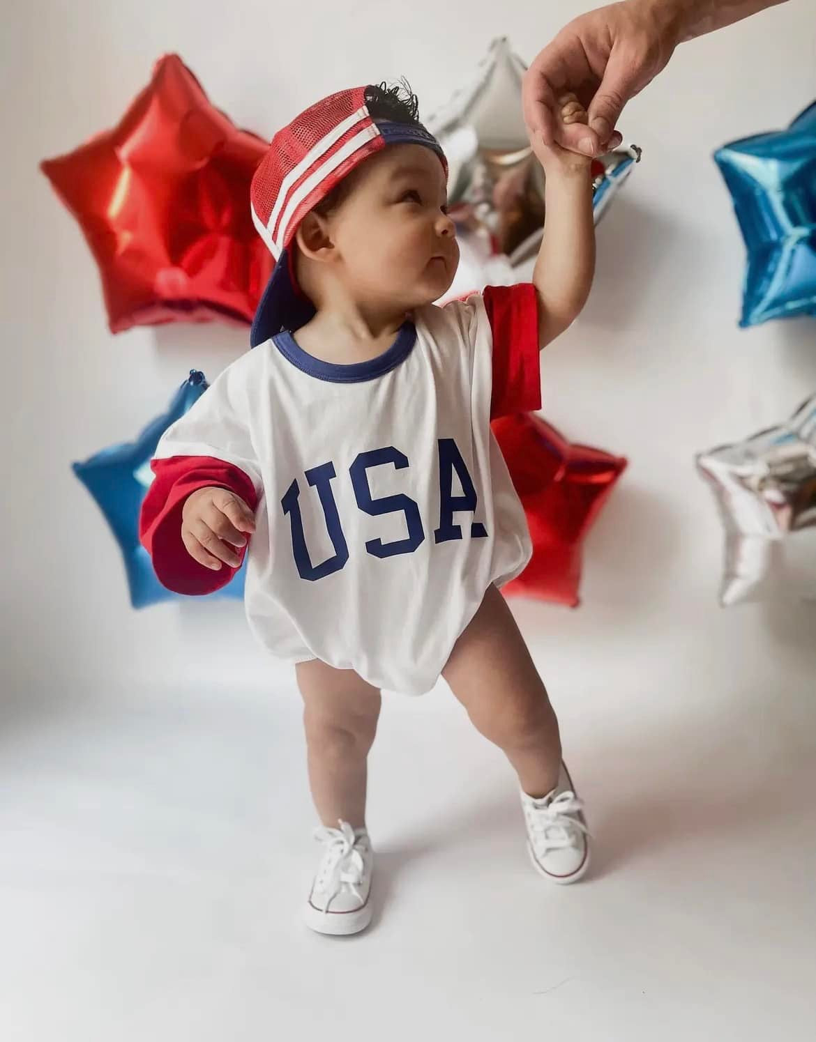 Baby/toddler 4th of July romper