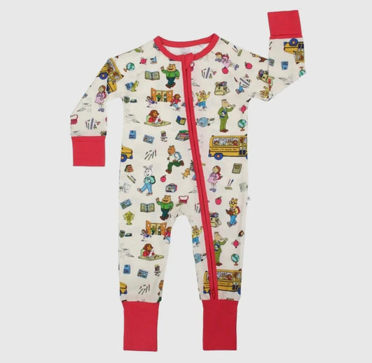 Back to School Bamboo Zippie