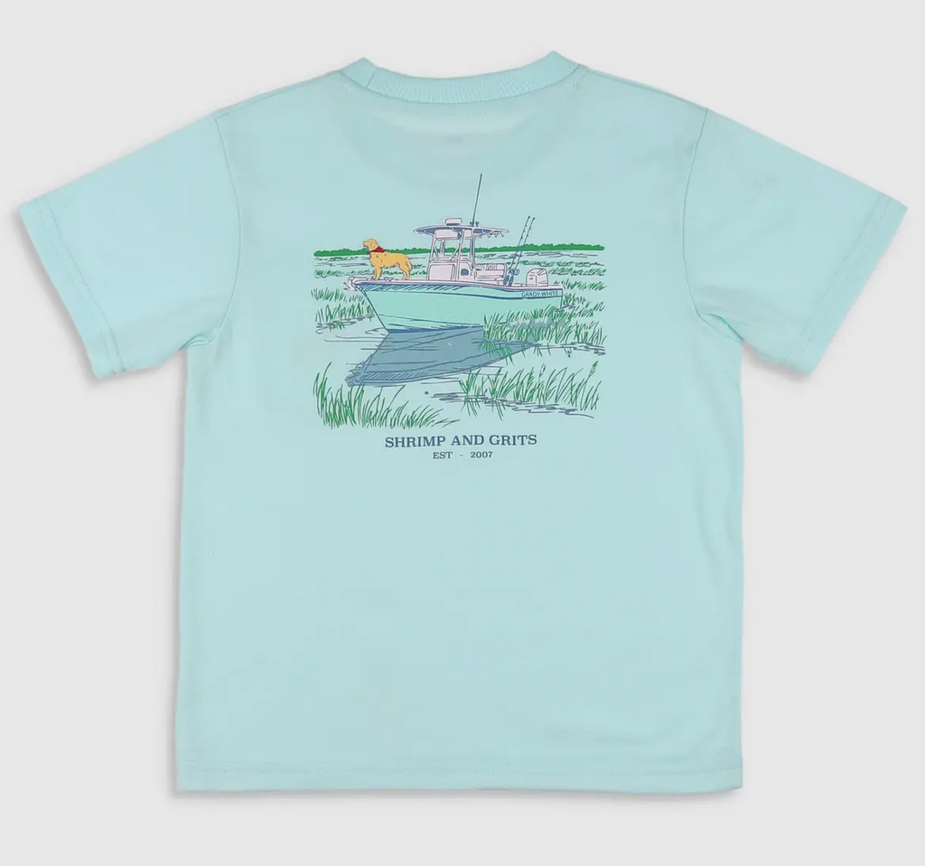 Shrimp & Grits Boat Tee