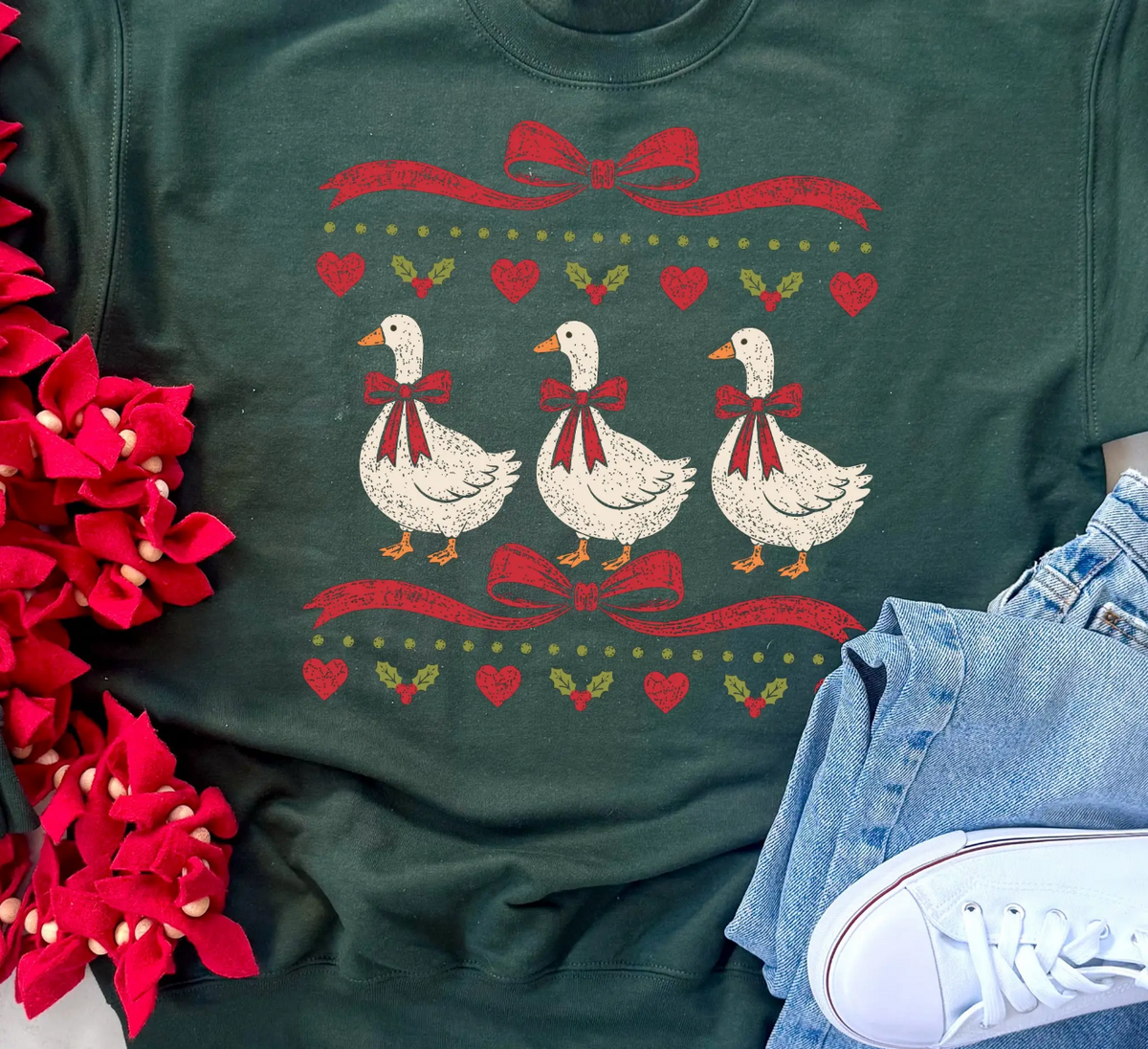 Christmas Goose Short Sleeve Tee