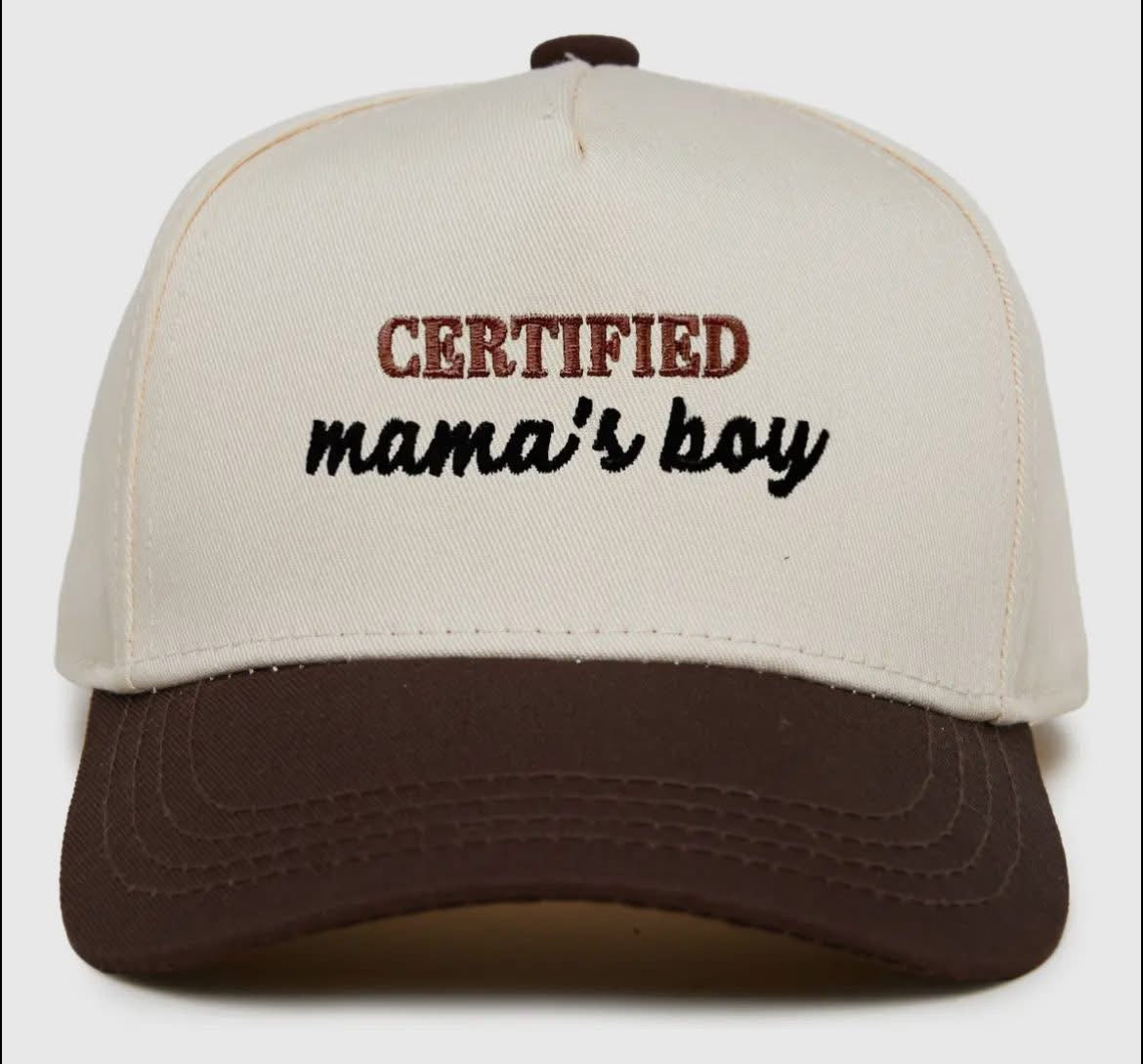 Certified mamas Boy Hat