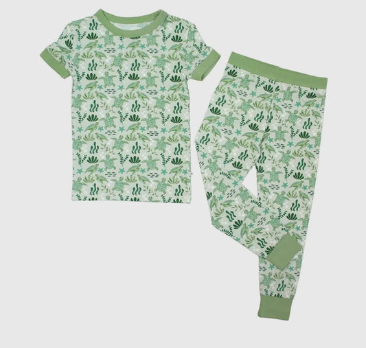 Turtle Bamboo 2 piece Pajamas