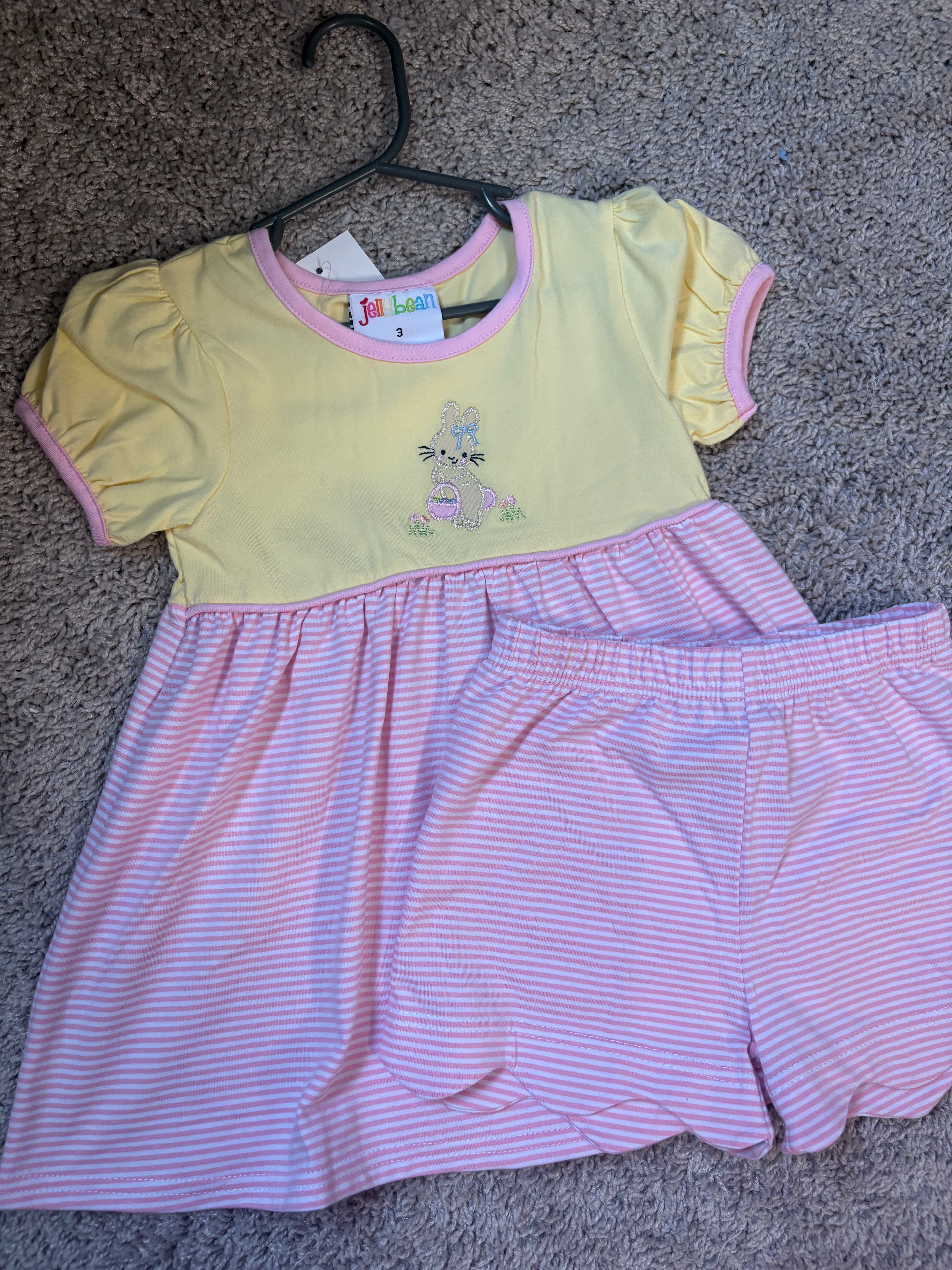 Jellybean Bunny Short Set