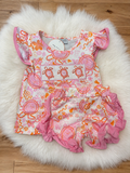 Pink Turtle Ruffle Short Set