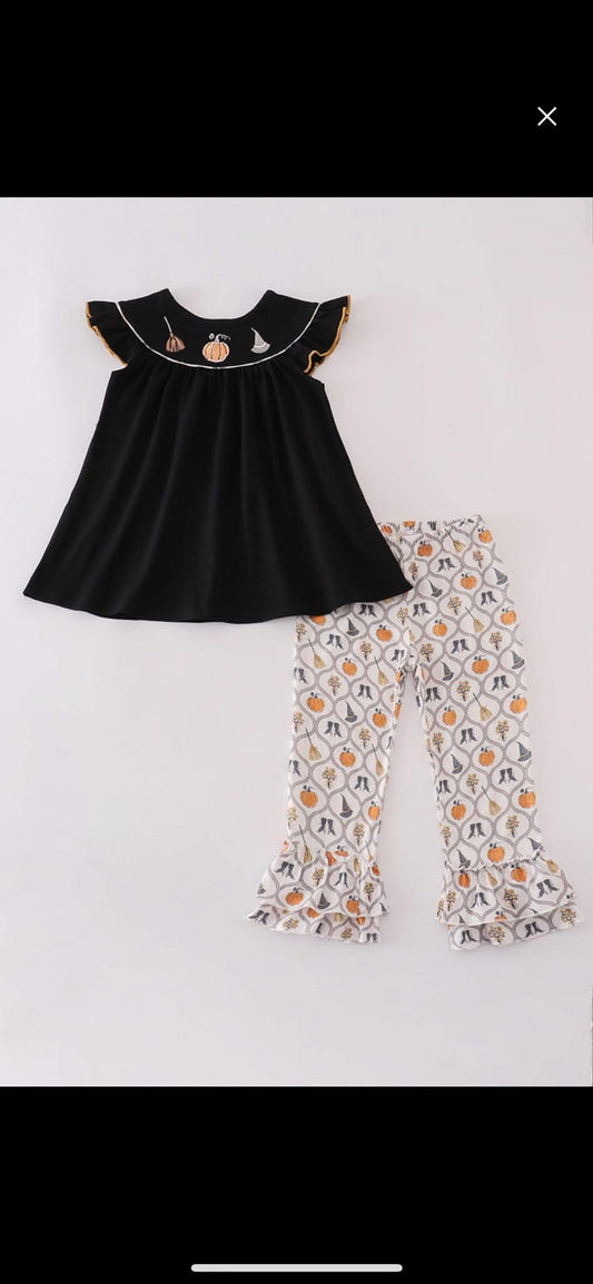 All Things Halloween Girls Pant set