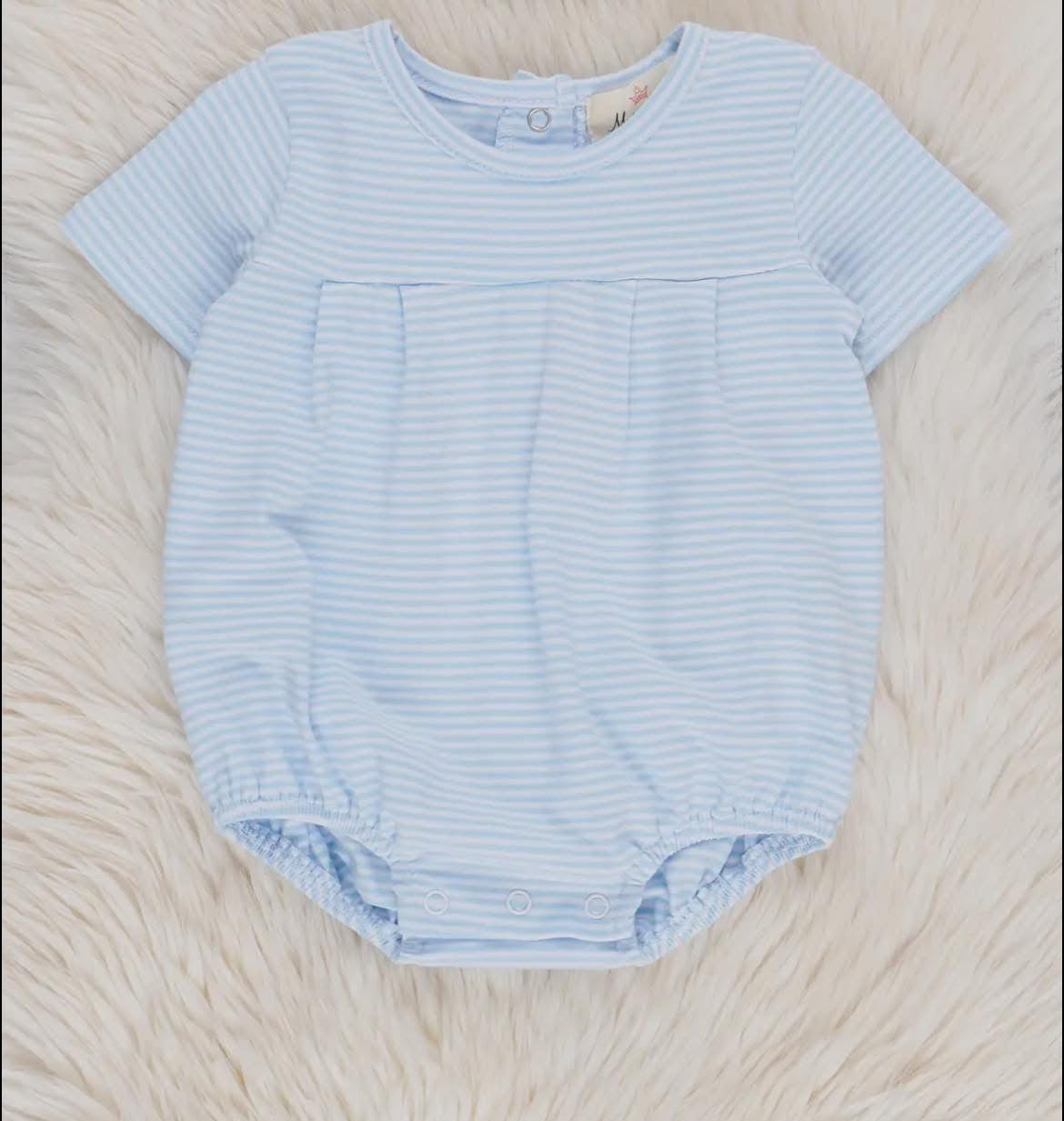 Blue & White Stripe Bubble