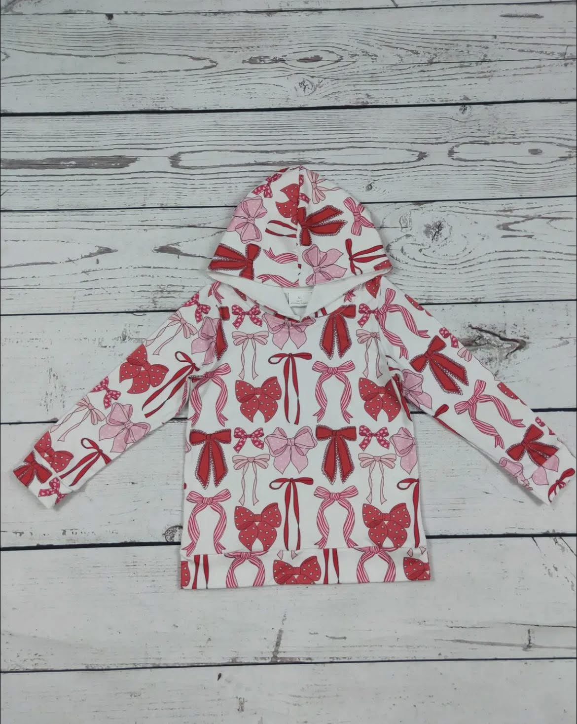 Pink Bow Hoodies