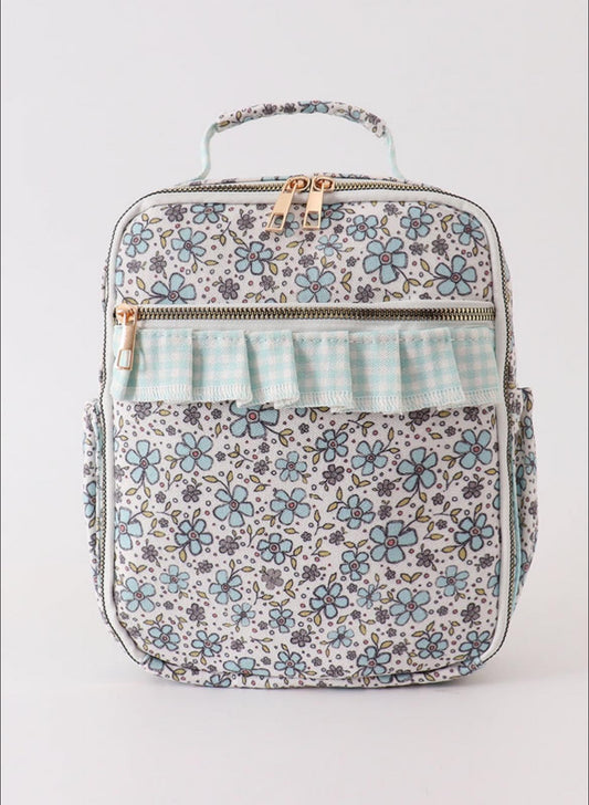 Blue Floral Lunchbox