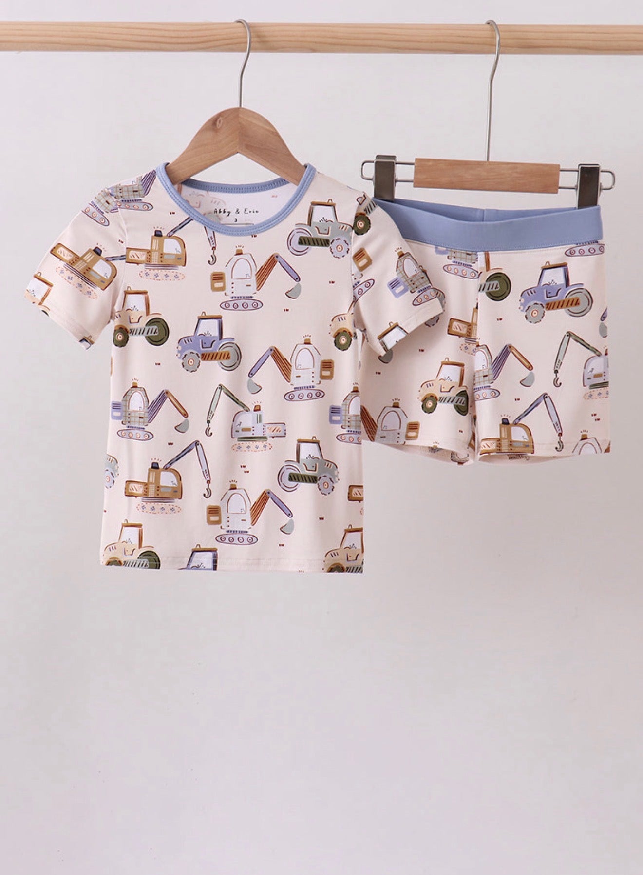 Construction Bamboo Short Set
