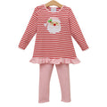 Jolly St Nick Ruffle Pants Set