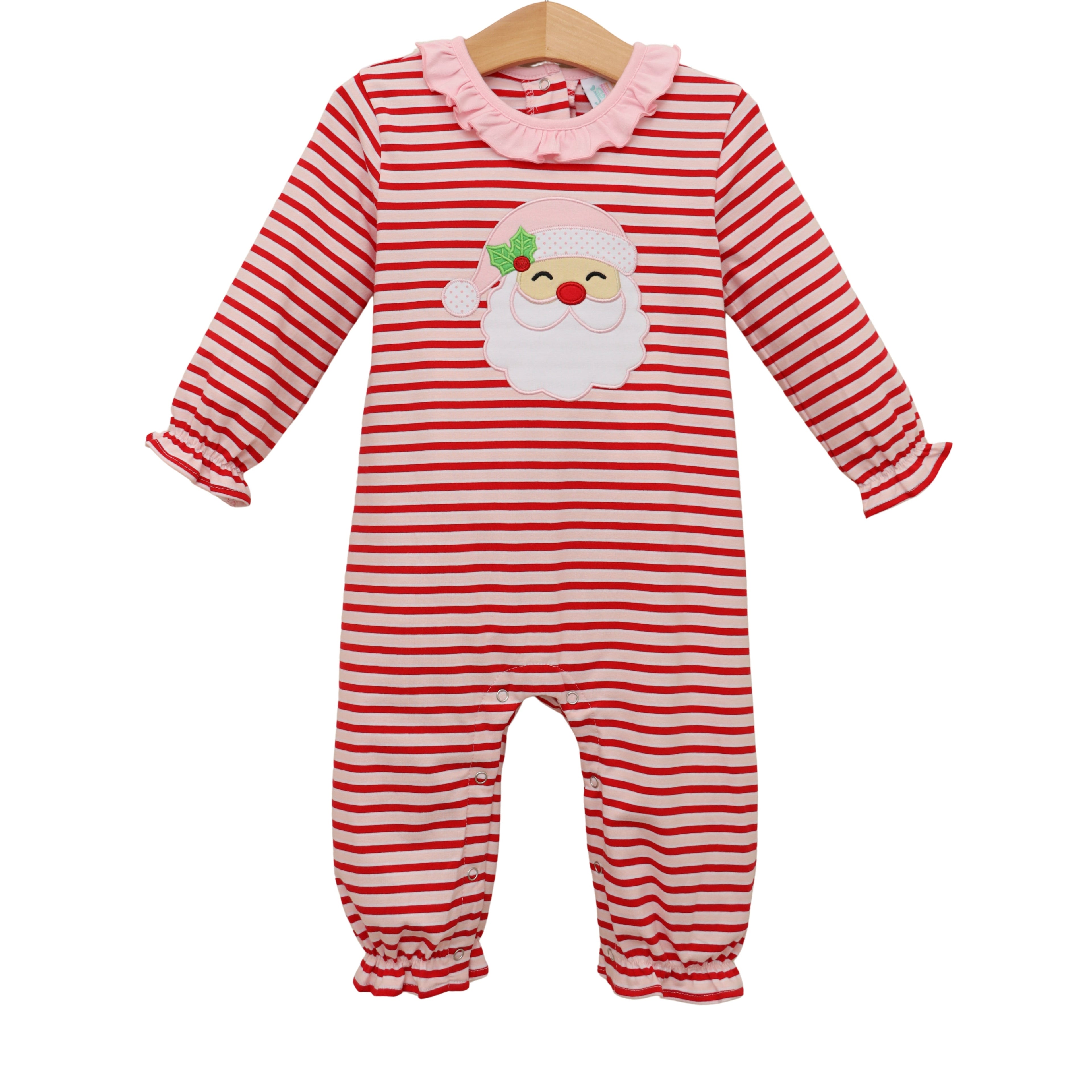 Jolly St Nick Ruffle Romper